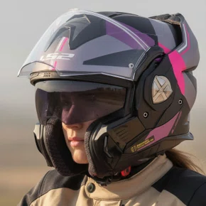 Capacete Ls2 Ff901 Advant X Ultra Roxo Cinza Fosco