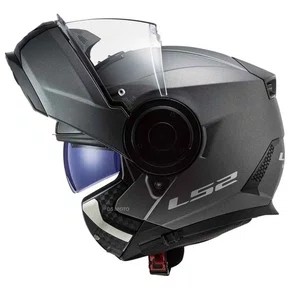 Capacete Articulado Ls2 Ff902 Scope Monocolor Titanium Fosco