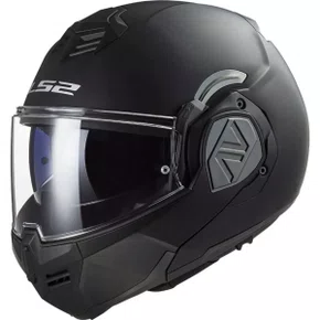 Capacete Articulado Ls2 Ff906 Advant Noir Preto Fosco