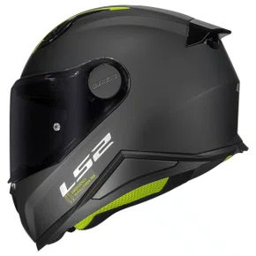 Capacete Fechado Ls2 Infantil FF812 Monocolor Preto Fosco