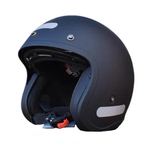 Capacete Aberto Ls2 OF599 Spitfire Monocolor Preto Fosco