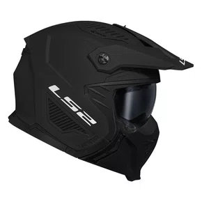 Capacete Aberto Dual LS2 OF606 Drifter Preto Fosco