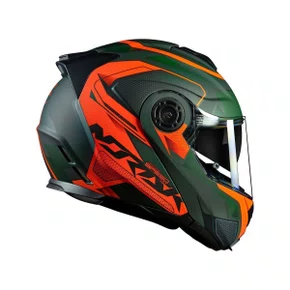 Capacete Norisk Ff345 Route Speedmax Verde Laranja