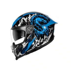 Capacete Fechado Norisk Rock Com Oculos Solar Mortal Kombat Sub Zero