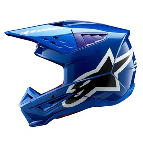 Capacete Off Road Alpinestars SM5 Corp Azul Gloss
