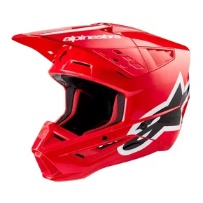 Capacete Off Road Alpinestars SM5 Corp Vermelho Gloss