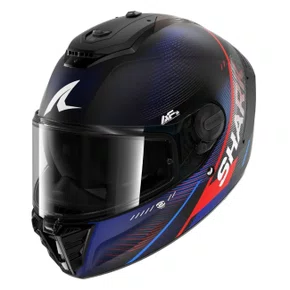 Capacete Shark Spartan RS Speed Tech Preto Vermelho Azul