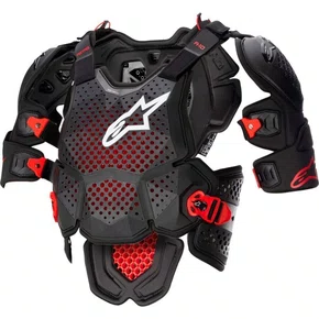 Colete Alpinestars A10 V2 Chest Protector Preto Vermelho