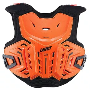 Colete Infantil Motocross Leatt 2.5 Chest Laranja Preto