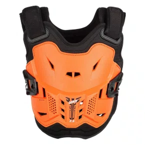 Colete Infantil Motocross Leatt 2.5 Mini Chest Laranja Preto