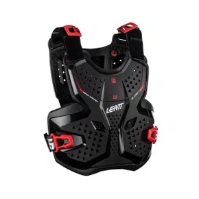 Colete Infantil Motocross Leatt 3.5 Chest Preto Vermelho