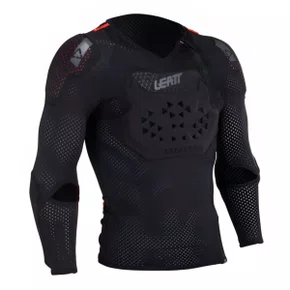 Colete Integral Motocross Trilha Leatt Reaflex Preto Stealth