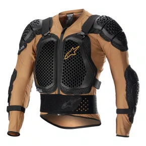 Colete Jaqueta Alpinestars Bionic Action V2 Areia Preto