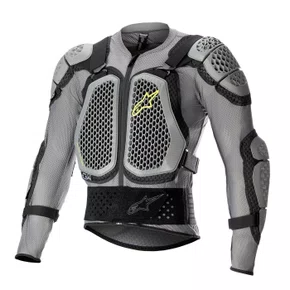 Colete Jaqueta Alpinestars Bionic Action V2 Cinza Preta Amarela