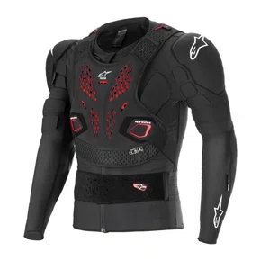 Colete Jaqueta Alpinestars Bionic Pro V3 Plasma Preto Vermelho Branco