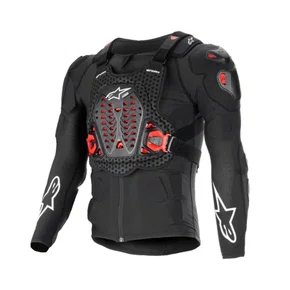 Colete Jaqueta Alpinestars Bionic XTR Plasma Preto Vermelho Branco