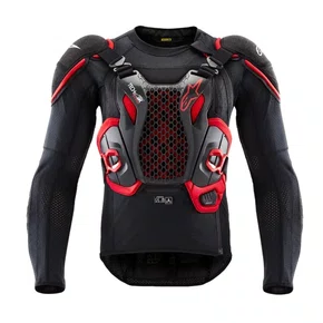 Colete Jaqueta Alpinestars Tech Air Off Road Preto Vermelho