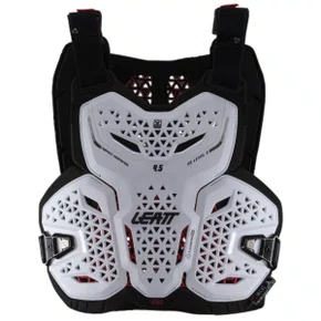 Colete Motocross Leatt 4.5 Evo Chest Enduro Trilha Branco
