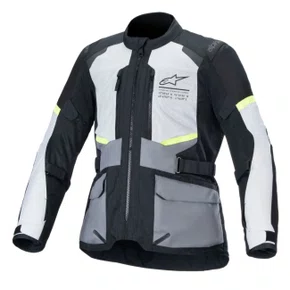 Jaqueta Alpinestars Andes Air Drystar Cinza Gelo Preto