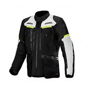 Jaqueta Alpinestars Bogota Pro Drystar Preta Gelo Cinza Amarela