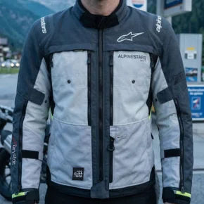 Jaqueta Alpinestars Cusco Drystar Gelo Cinza Escuro