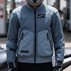 Jaqueta Alpinestars Flight Air Ventilada Cinza Escura