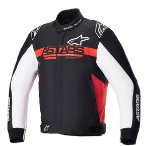 Jaqueta Alpinestars Monza Sport Preto Vermelho Branco