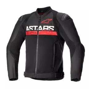 Jaqueta Alpinestars SMX Air Preto Vemelho Fluor