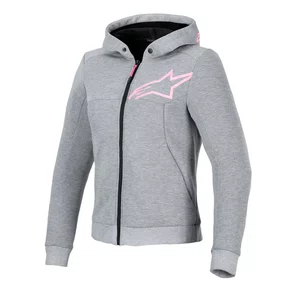 Jaqueta Alpinestars Stella Chrome V2 Sport Hoodie Cinza