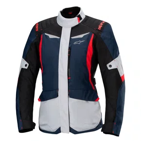 Jaqueta Alpinestars Stella ST 1 WP Azul Escura Preta Vermelha