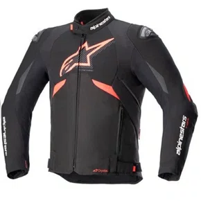 Jaqueta Alpinestars T GP R V3 Drystar Preta Vermelha Branca
