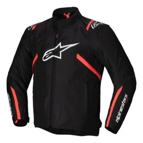 Jaqueta Alpinestars T SPS V2 WP Impermeável Preta Vermelha