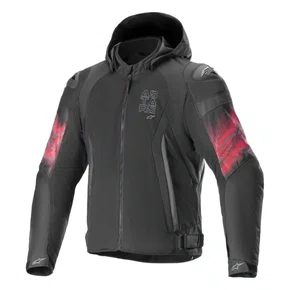 Jaqueta Alpinestars Zaca Air Venom WP Preto Vermelho