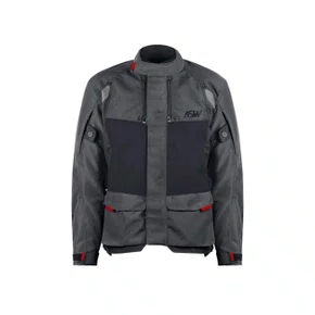 Jaqueta ASW Tsunami Chumbo Preto Vermelho