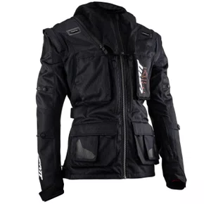 Jaqueta Leatt Moto 5.5 Enduro Preta Branca