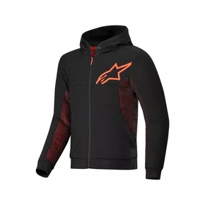 Jaqueta Moletom Alpinestars Chrome Air Sport Hoodie Preta Vermelha