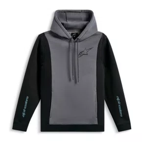 Jaqueta Moletom Alpinestars Ignite Hoodie Cinza Preto