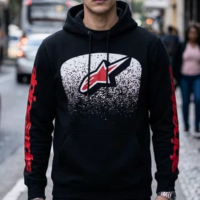 Jaqueta Moletom Alpinestars Obsessed Preto