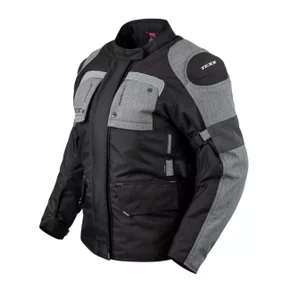 Jaqueta Moto Feminina Texx Armor Lady Impermeável Preta Cinza