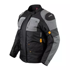 Jaqueta Moto Feminina Texx Armor Lady Impermeável Preta Cinza Laranja