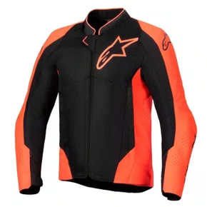 Jaqueta Motociclista Alpinestars Viper Air V4 Vermelha Fluo Preta