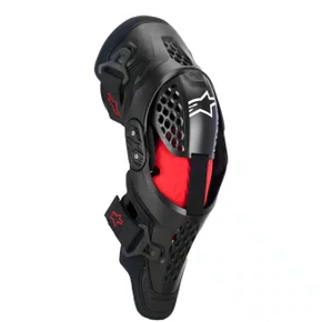 Joelheira Motocross Alpinestars SX 1 Plasma Preto Vermelho