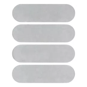 Kit Adesivos Refletivo Capacete Polivisor Prata