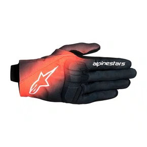 Luva Alpinestars Reef V2 Preta Vermelha Fluo Branca