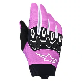 Luva Alpinestars Stella Full Bore V2 Roxa Branca Preta