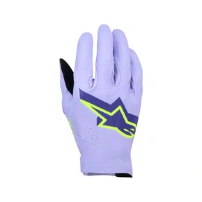 Luva Alpinestars SuperTech MX Roxa Amarela
