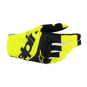 Luva Alpinestars TechStar 25 Preta Amarela