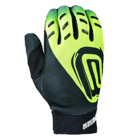 Luva ASW Race 2.0 Evade Preta Amarela Fluo