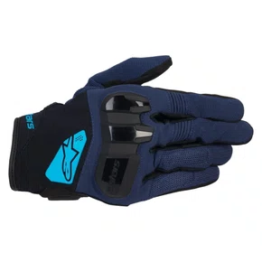 Luva Motociclista Alpinestars Chrome V2 Azul Escura