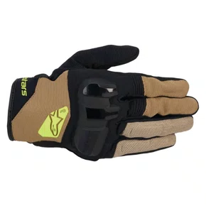 Luva Motociclista Alpinestars Chrome V2 Caqui Preta